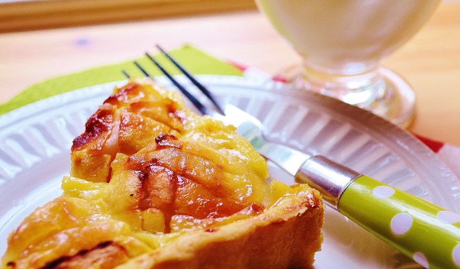 pointe de tarte aux pommes alsacienne
