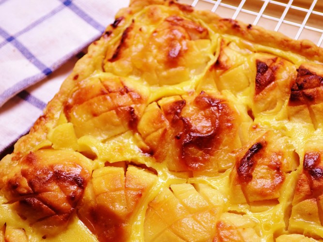 tarte aux pommes alsacienne-Alsacian apple pie