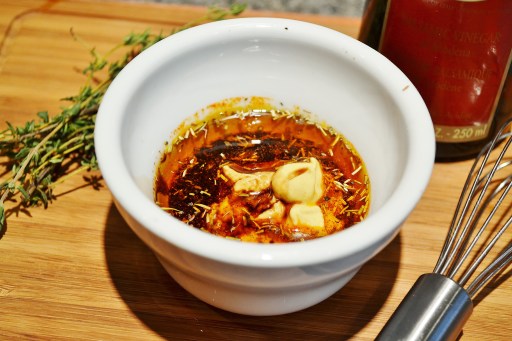 Vinaigrette des légumes rôtis