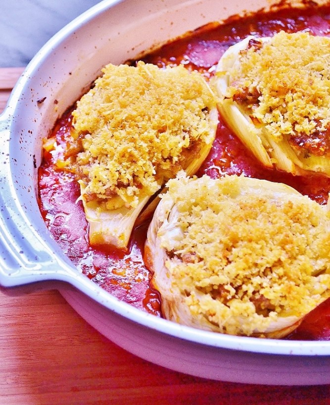 fenouil farci - stuffed fennel