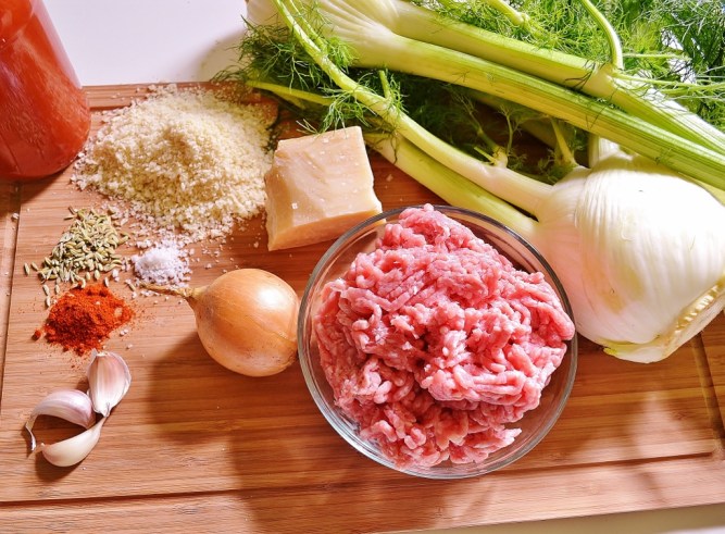 Fenouil farci à l'italienne-ingrédients