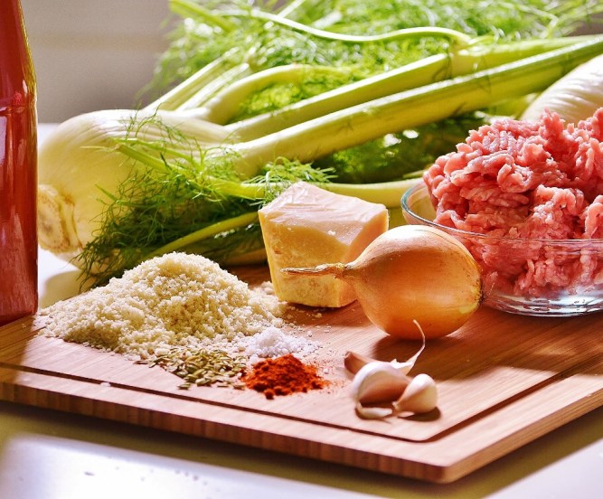 stuffed fennel - ingredients