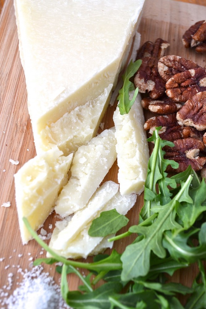 Pesto de roquette et pacanes grillées