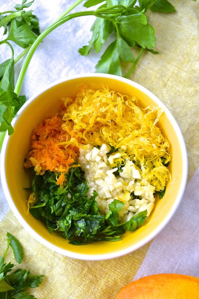 Palette de veau façon osso buco à l'orange