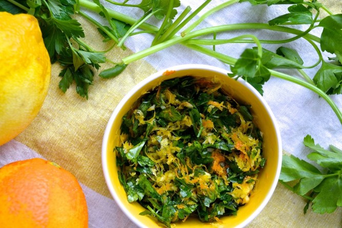 Palette de veau façon osso buco à l'orange