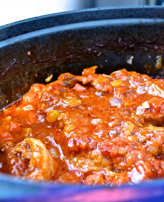 Palette de veau façon osso buco à l'orange