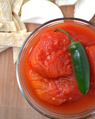 Sopa azteca - soupe aux tortillas / tortilla soup