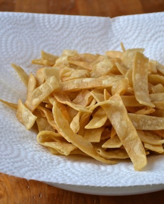 Sopa azteca - soupe aux tortillas / tortilla soup