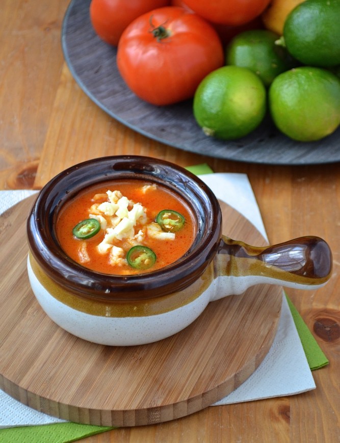 Sopa azteca - soupe aux tortillas / tortilla soup