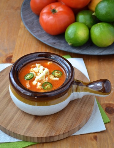 Sopa azteca - soupe aux tortillas / tortilla soup