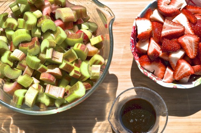 compote fraise rhubarbe