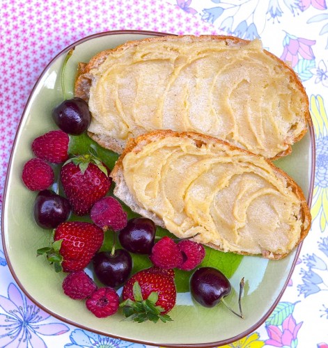 Crème de tahini et chocolat blanc