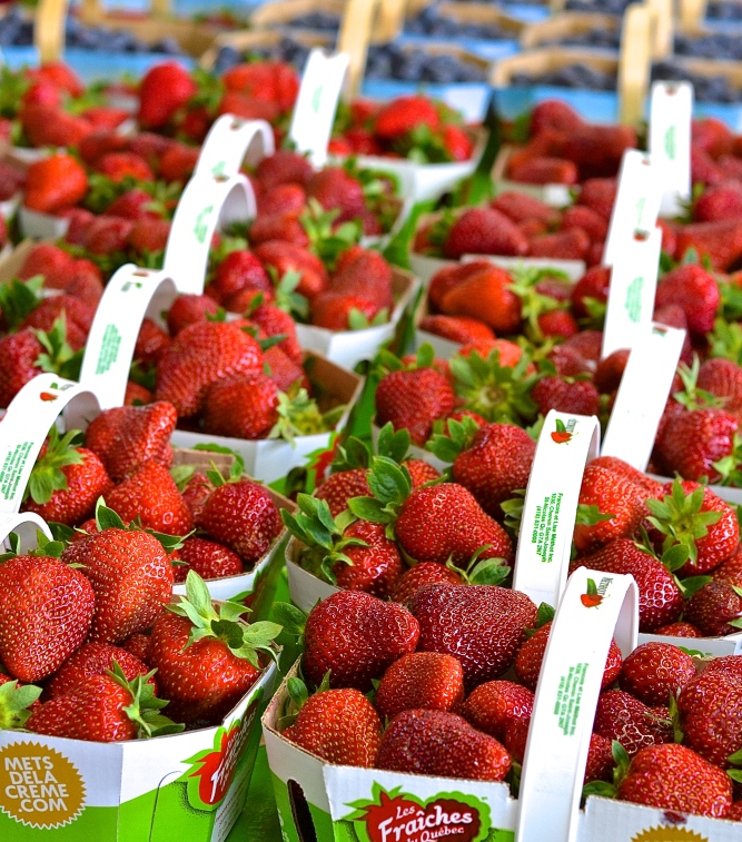 Fraises du marché - strawberries from the market
