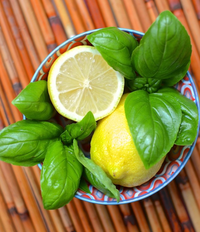 Citron et basilic - Basil and lemon