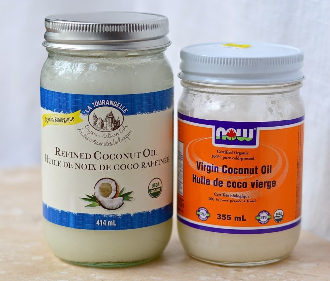 huile de coco vierge vs. raffinée / virgin vs. refined coconut oil
