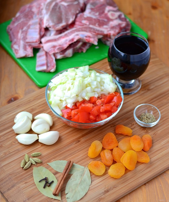 Braisé d'agneau au porto - Braised lamb with Port wine