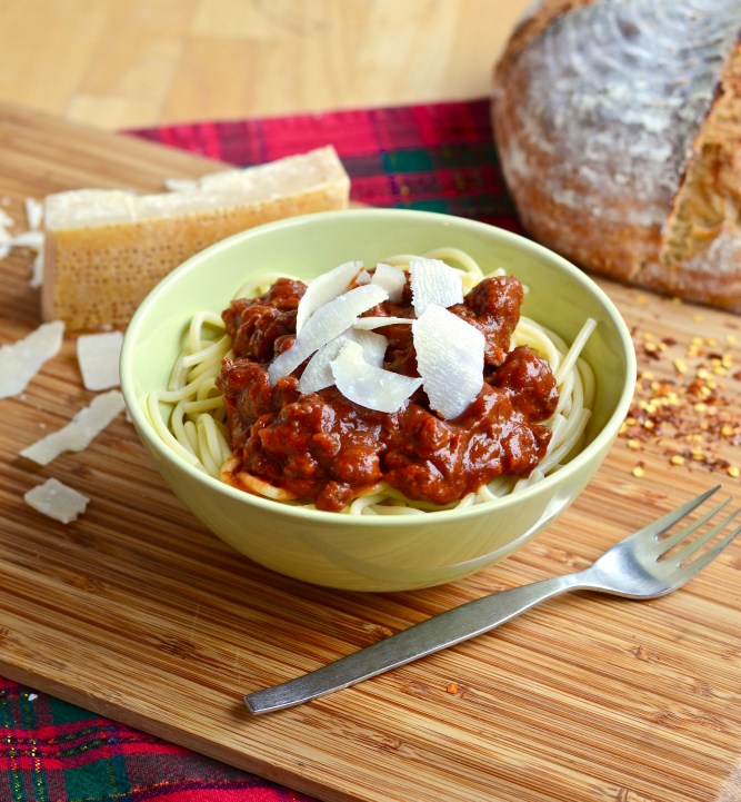 Sauce à spaghetti épicée (sauce à la viande)